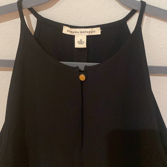 Banana Republic Keyhole Top Size Medium Black - Picture 4 of 13